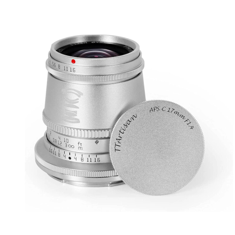 TTArtisan 17mm F1.4 Z-mount объектив серебро