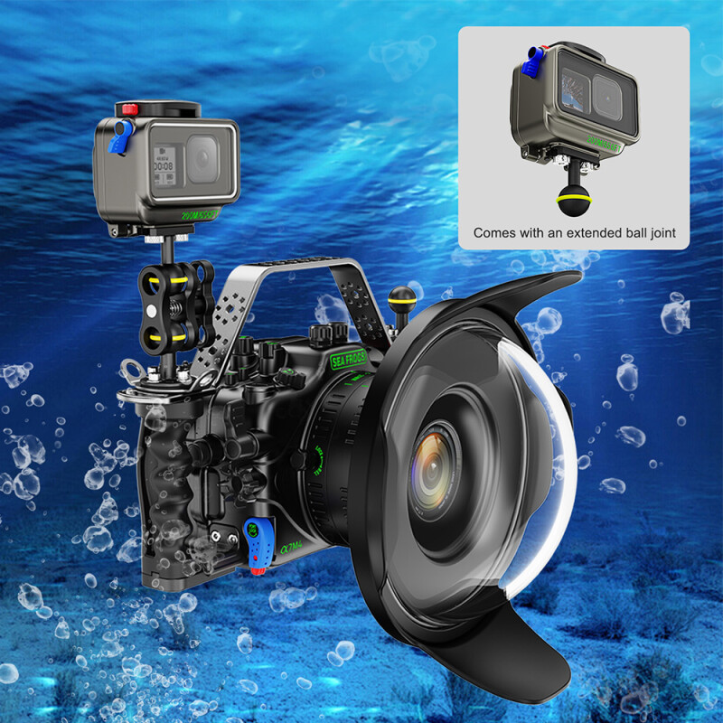 Seafrogs SF15001 GoPro 13/12/11/10/9 алюминиевый подводный бокс для GoPro