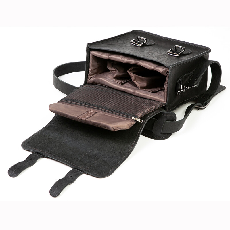 Fotokvant A-2824 сумка для камеры черная кожа
