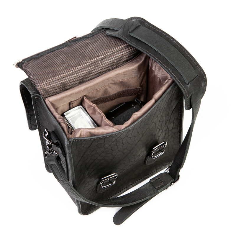 Fotokvant A-2824 сумка для камеры черная кожа