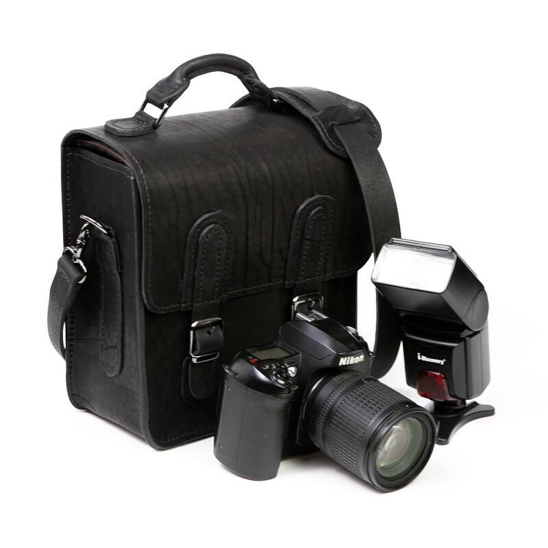 Fotokvant A-2824 сумка для камеры черная кожа