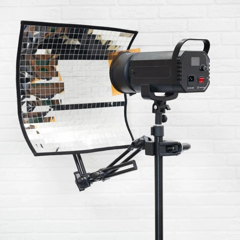Wansen MM-45 гибкое матричное мультизеркало серебро 45х45 см с креплением