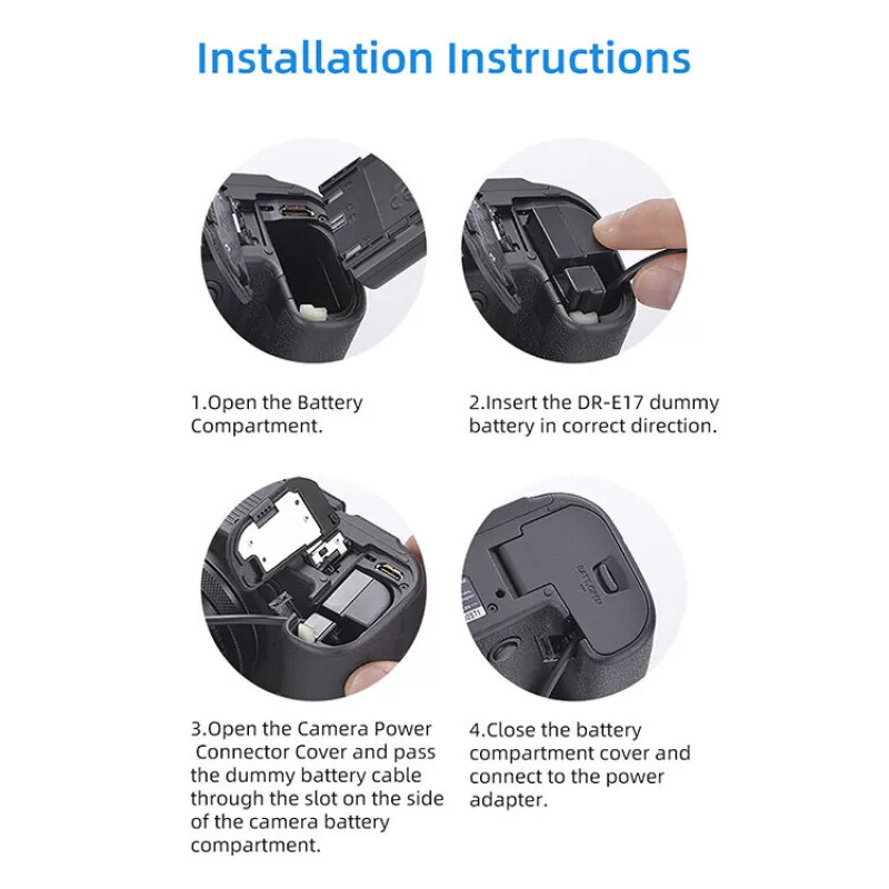 Kingma LP-E17 - DC 5.5*2.1mm адаптер питания