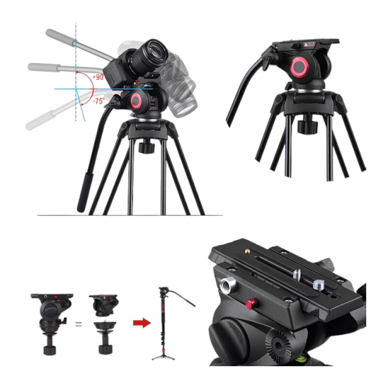 Miliboo MTT601A II штатив с головой MYT802 II