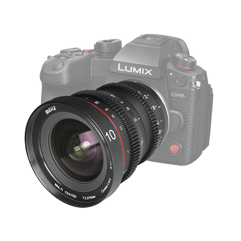 Meike 10mm T2.2 Micro 4/3 объектив