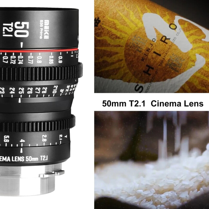 Meike S35 Prime 50mm T2.1 EF объектив