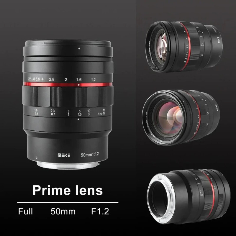 Meike 50mm F1.2 MF RF mount объектив