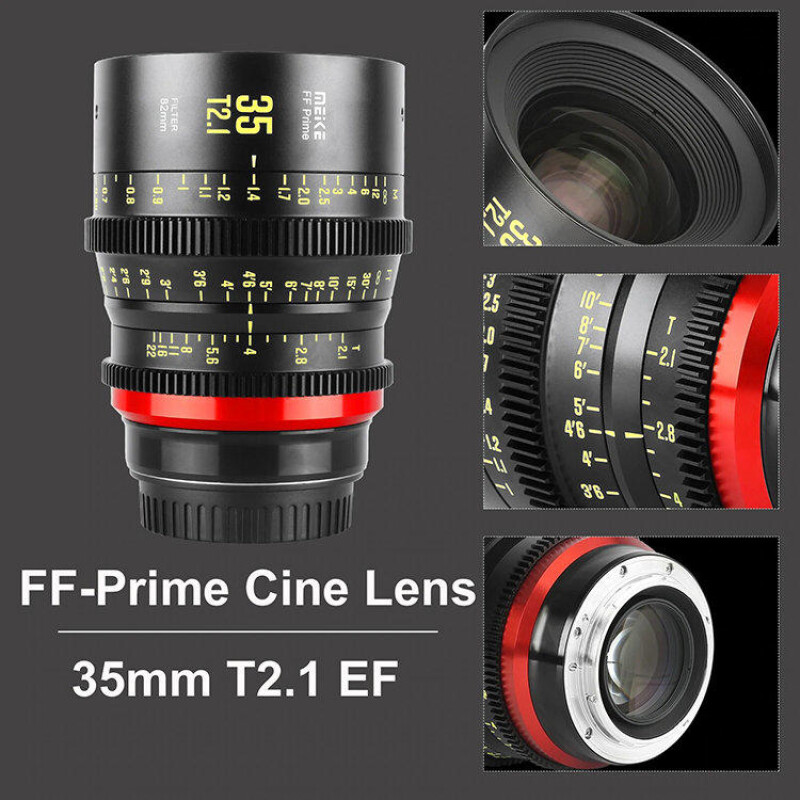 Meike FF Prime 35mm T2.1 EF объектив