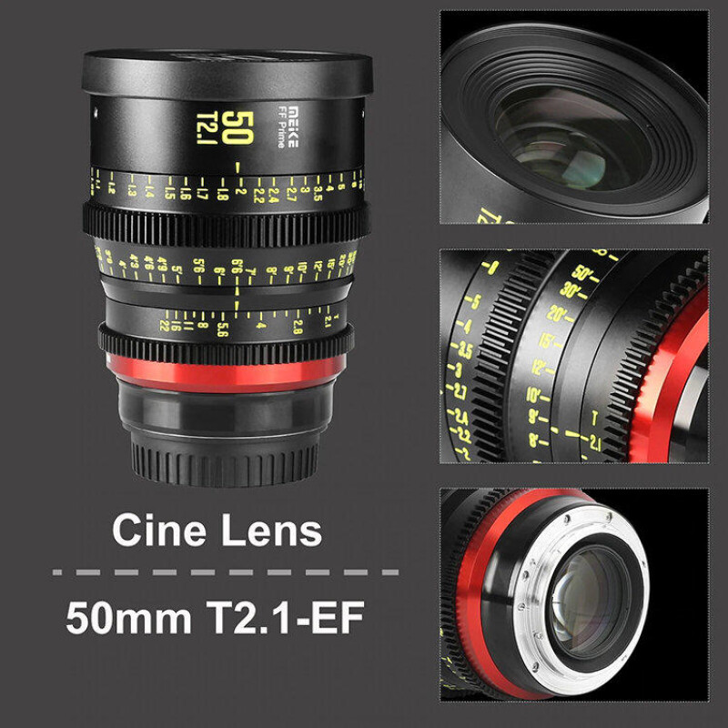 Meike FF Prime 50mm T2.1 EF объектив