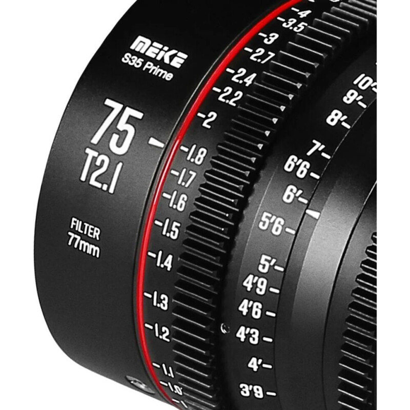 Meike S35 Prime 75mm T2.1 II EF объектив