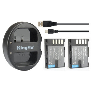 KingMa BM015 зарядное устройство двойное для DMW-BLF19