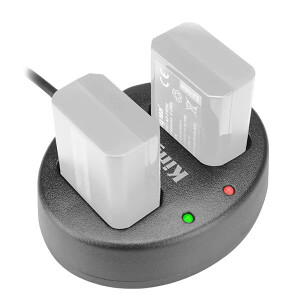 KingMa BM015 зарядное устройство двойное для аккумуляторов NP-FW50