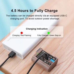 Kingma EN-EL15 1960mAh Type-C аккумулятор