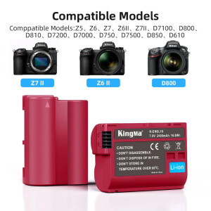 KingMa EN-EL15 2400mAh аккумулятор