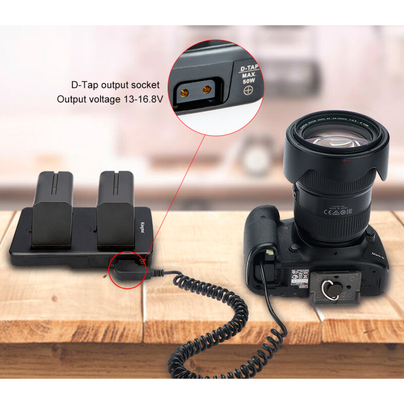 KingMa F2-BP (V-Mount - NP-F) адаптер