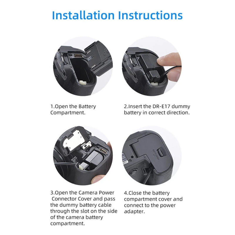 Kingma LP-E17 + EU plug система питания