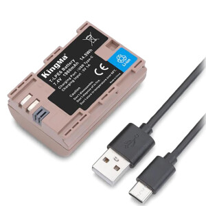 Kingma LP-E6 1960mAh Type-C аккумулятор