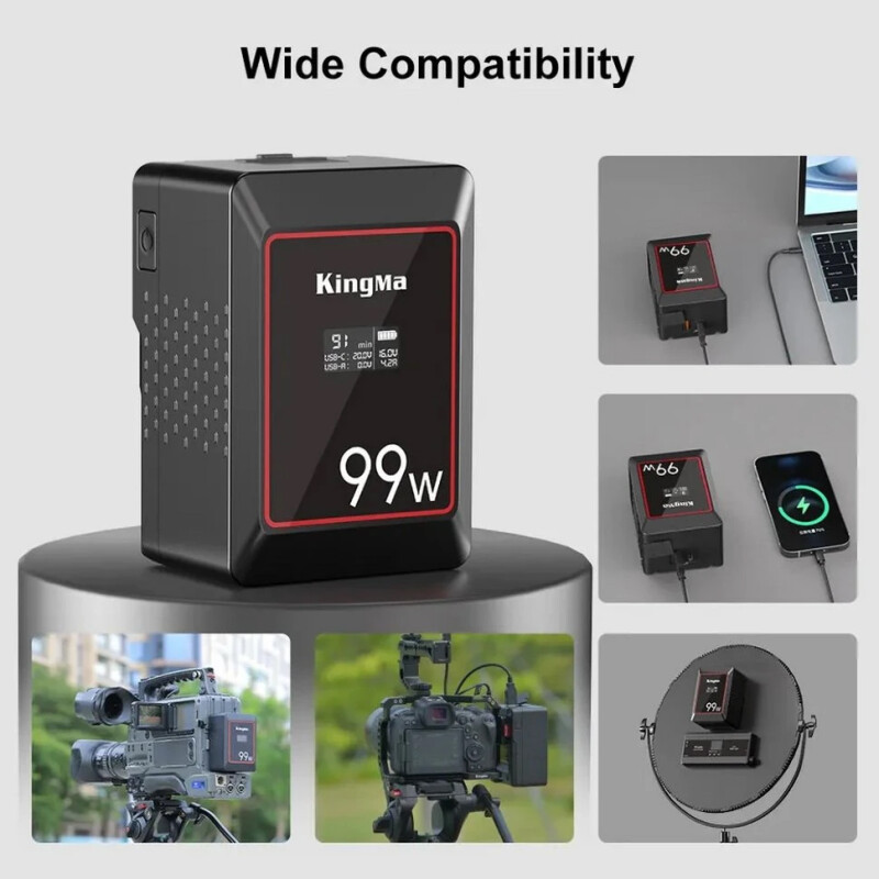 Kingma MINI V-Mount 99Wh аккумулятор