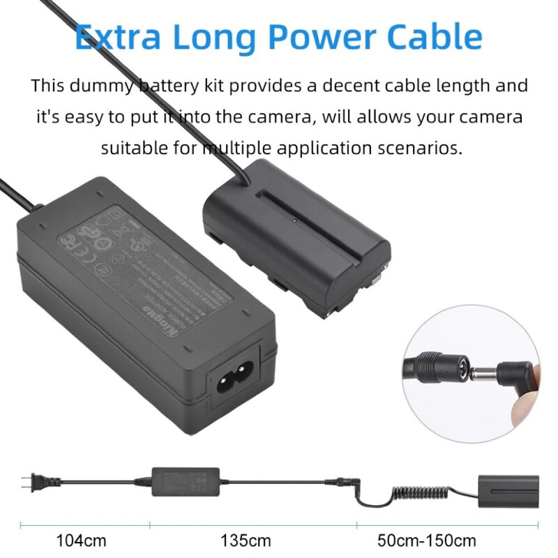 Kingma NP-F550 + EU plug система питания