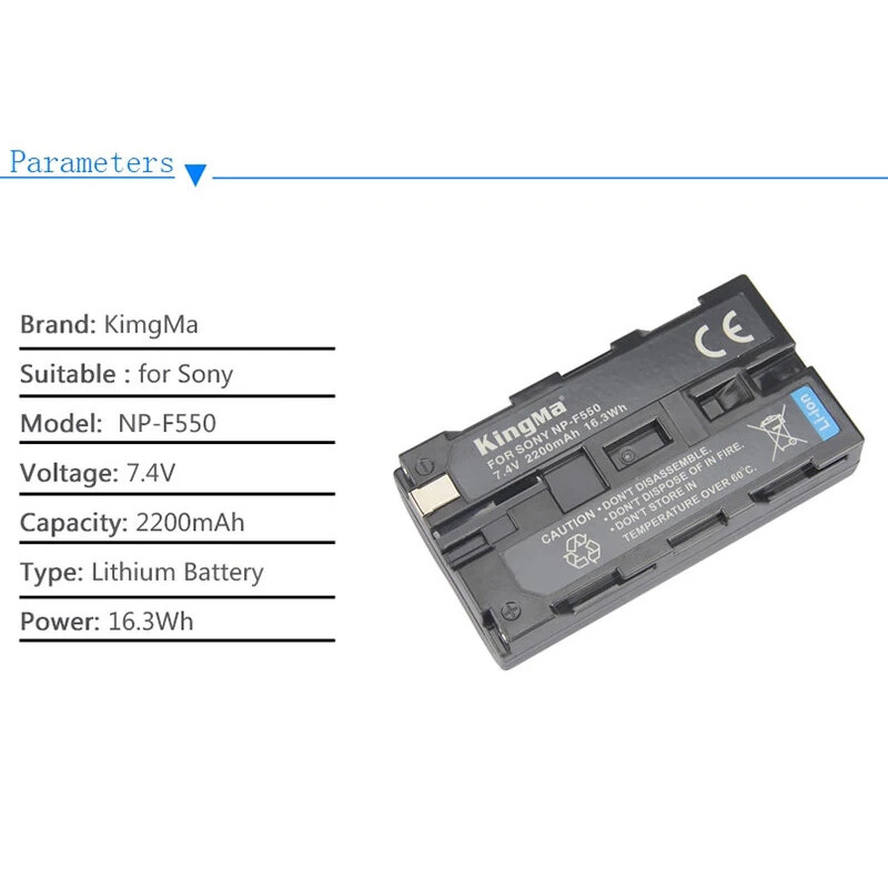 KingMa NP-F550 2200mAh аккумулятор