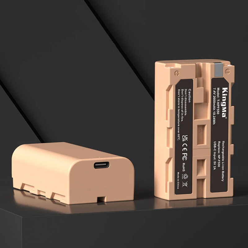 Kingma NP-F550 2600mAh Type-C аккумулятор