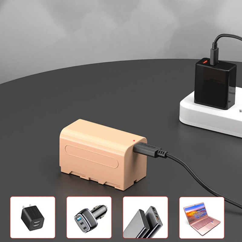 Kingma NP-F750 5200mAh Type-C аккумулятор