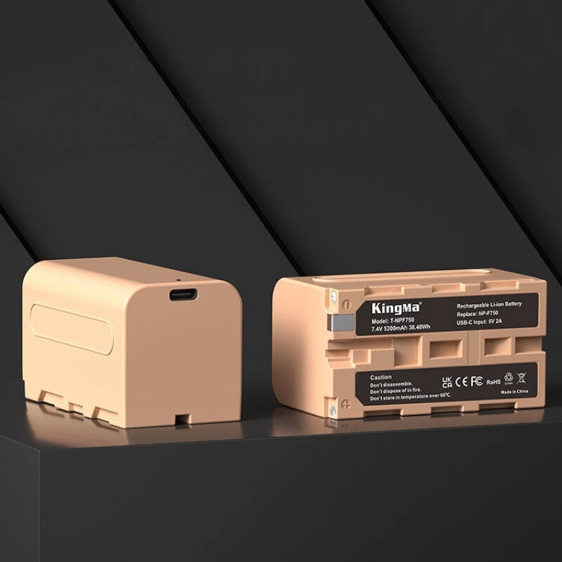 Kingma NP-F750 5200mAh Type-C аккумулятор