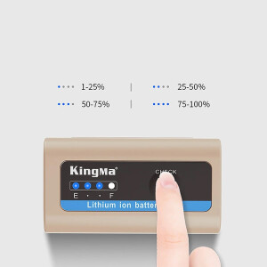 Kingma NP-F970 7800mAh Type-C PD 20W аккумулятор