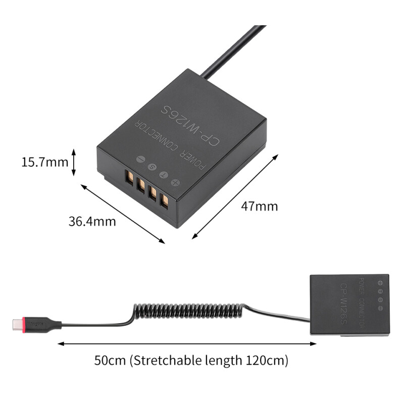 KingMa NP-W126S - Type-C адаптер питания