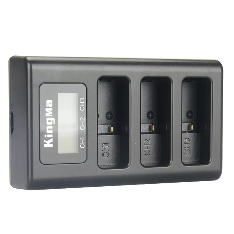 KingMa Triple charger зарядное устройство тройное для GoPro Hero 5/6/7/8