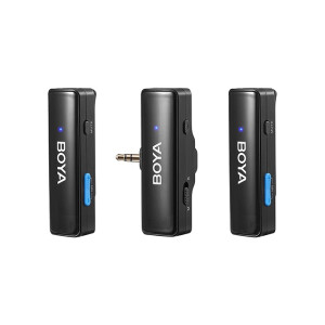 Boya BOYALINK двухканальная беспроводная микрофонная система в зарядном кейсе.2,4ГГЦ