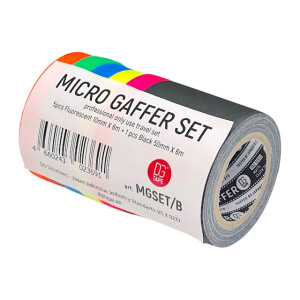 DGTAPE Micro gaffer set MGSET/B TrueGaff - гаффа тейп набор 5 шт 10мм/6м и 1 шт 50мм/6м