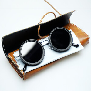 Fotokvant G-BLACK A-49 мм очки для фотографа серебряные в чехле