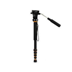QZSD Q188 черный монопод с видеоголовой 163 см для средних и тяжелых камер