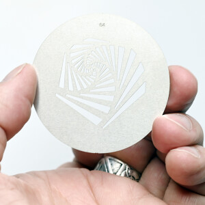 Fotokvant GMW-64-58 Gobo mask маска гобо 58 мм спиральные блики