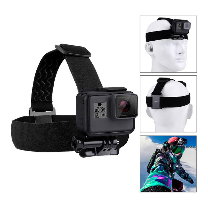 PULUZ PKT26 Accessories Combo Kit комплект аксессуаров 53 в1 для экшн-камер в кейсе, оранжевый