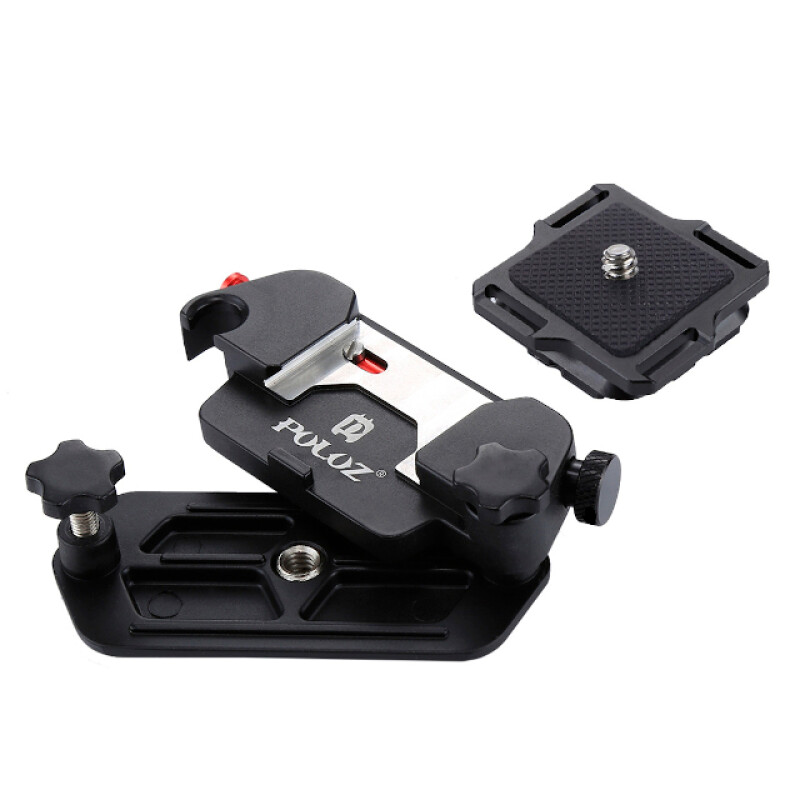 PULUZ PU231R Capture Camera Clip быстросъемное крепление на ремень с площадкой