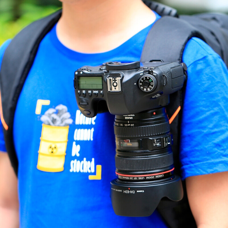 PULUZ PU231R Capture Camera Clip быстросъемное крепление на ремень с площадкой