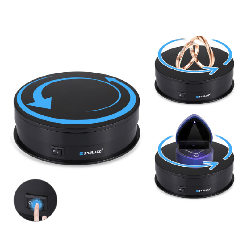 PULUZ PU3048B компактный вращающийся стенд для предметной съемки 15 см