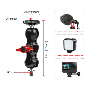 PULUZ PU3079R Magic Arm Ball Mount Clamp Crab Pliers Clip крепление-краб Magic Arm