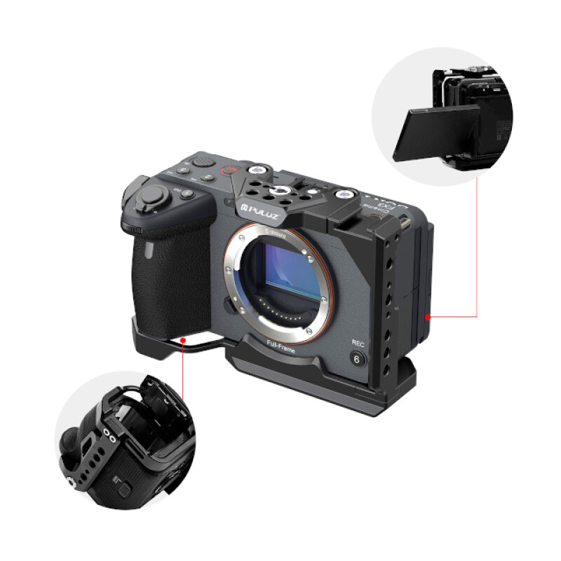 PULUZ PU3111B Metal Camera Cage металлическая клетка для Sony FX30/FX3