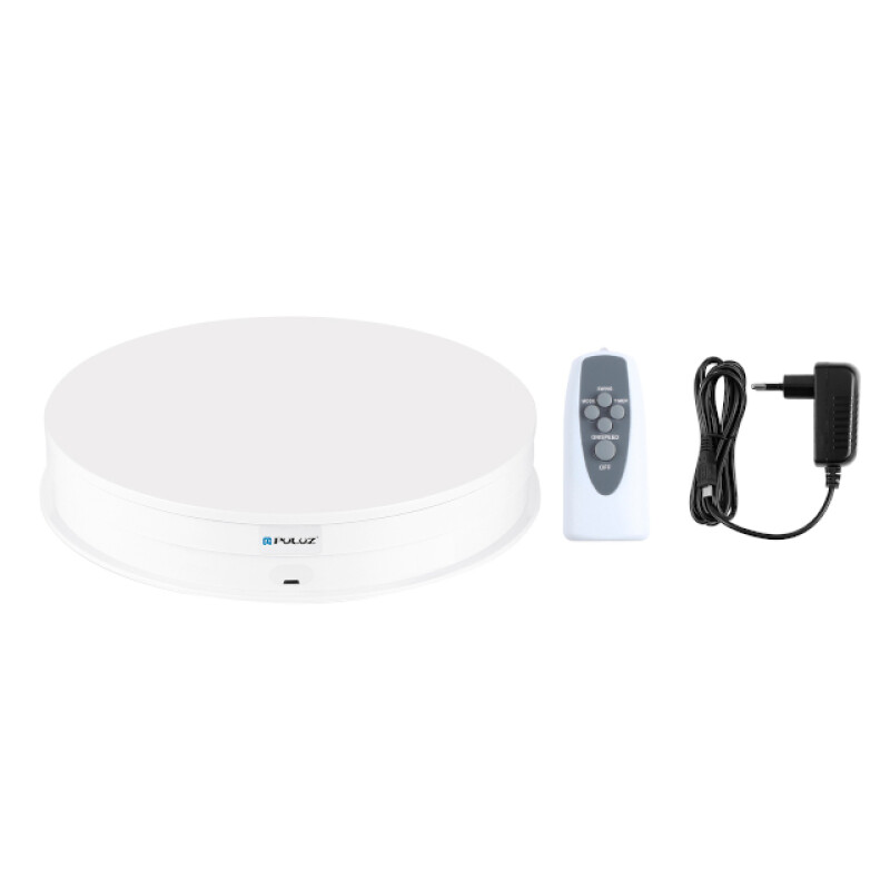 PULUZ PU3131W Turntable Display Stand вращающаяся стенд для съемки 30 см белый