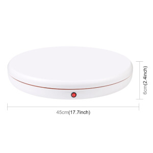 PULUZ PU3146 Turnable Display Stand вращающийся стенд для съемки с пультом управления 45 см белый