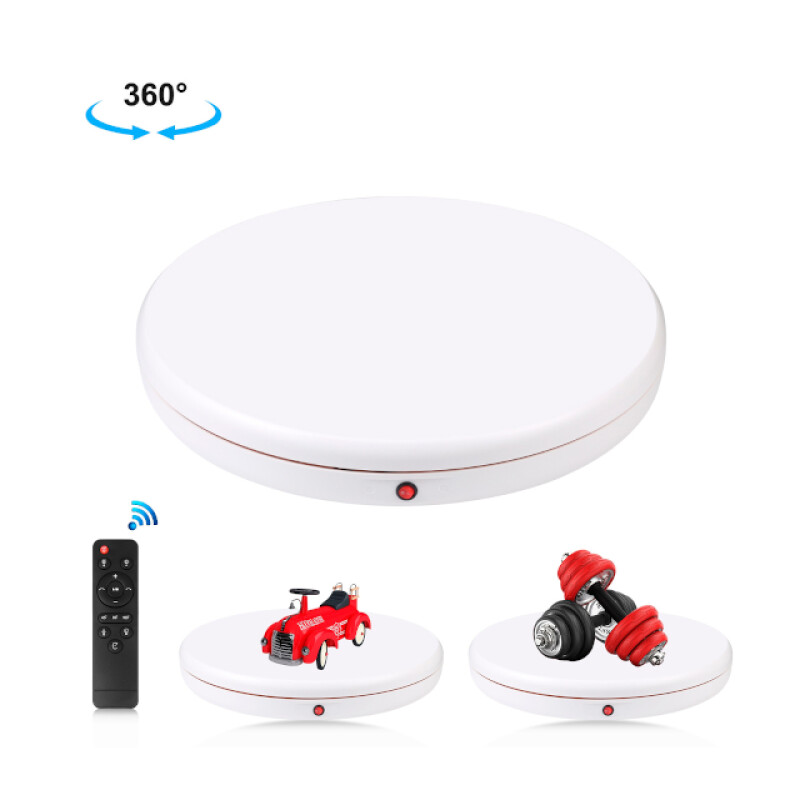 PULUZ PU3146 Turnable Display Stand вращающийся стенд для съемки с пультом управления 45 см белый