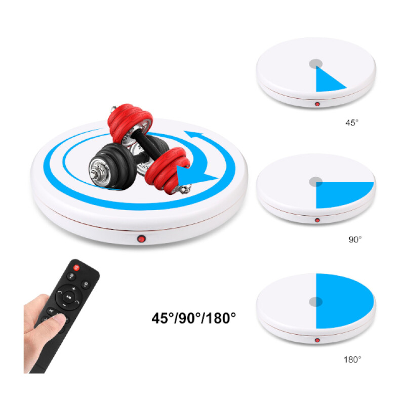 PULUZ PU3146 Turnable Display Stand вращающийся стенд для съемки с пультом управления 45 см белый