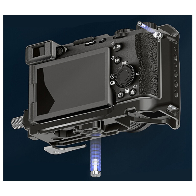 PULUZ PU3217B металлическая клетка для Sony A7C II / A7C R черная