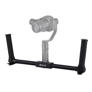 PULUZ PU369 алюминиевые двуручная рукоятка для стабилизатора