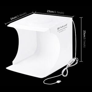 PULUZ PU5023 Ring LED Light Photo Box складной фотобокс с подсветкой
