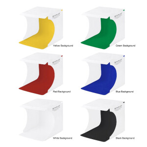 PULUZ PU5023 Ring LED Light Photo Box складной фотобокс с подсветкой