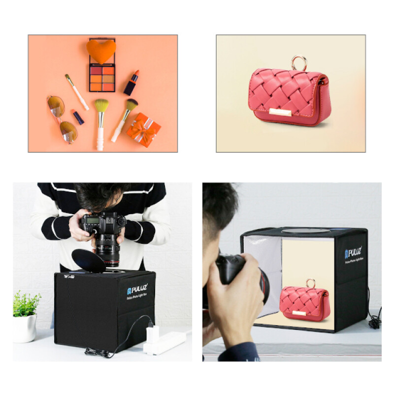 PULUZ PU5027B 3 Modes LED Light Photo Box складной фотобокс с подсветкой